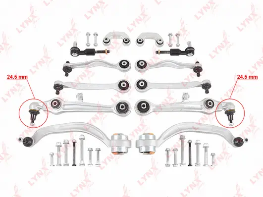 Repair Kit, control arm (C5020LRK)