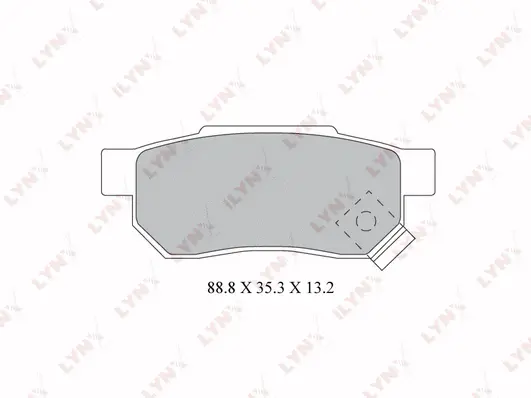 Brake Pad Set, disc brake (BD-3428)