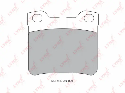 Brake Pad Set, disc brake (BD-6109)