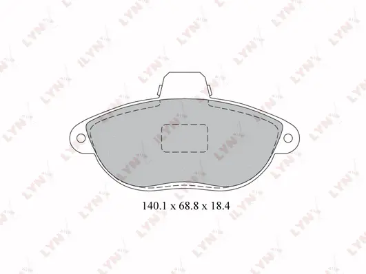 Brake Pad Set, disc brake (BD-2213)