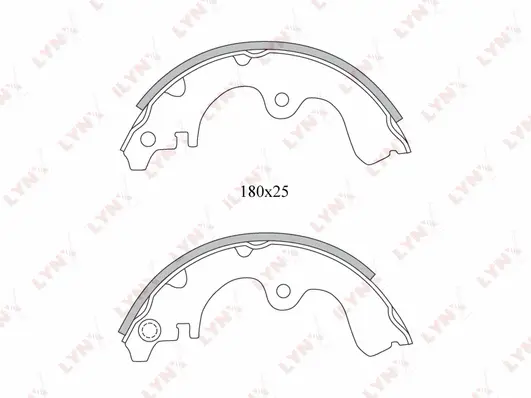 Brake Shoe Set (BS-7510)