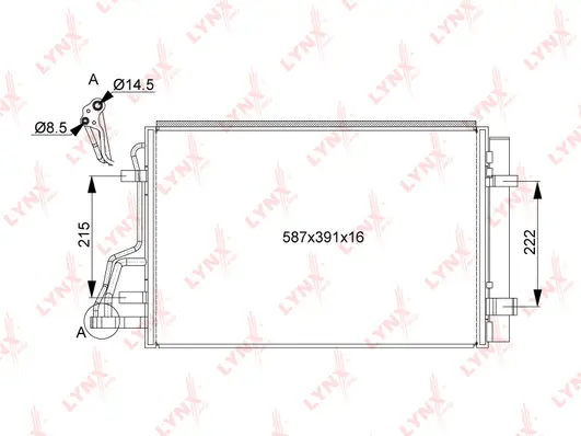 Condenser, air conditioning (RC-0054)