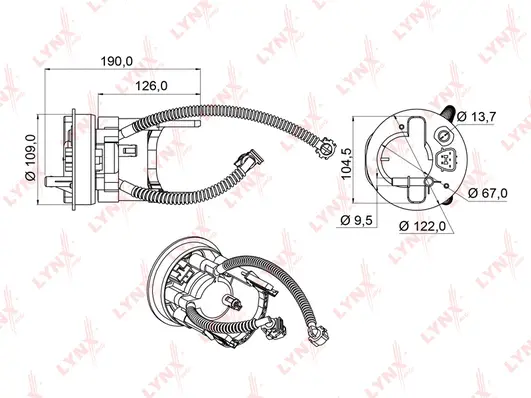 Fuel Filter (LF-951M)