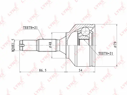 Joint Kit, drive shaft (CO-6101)