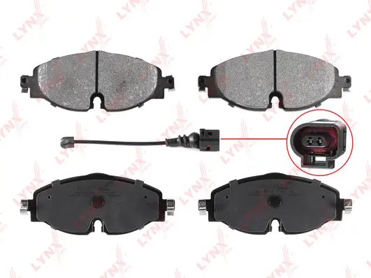 Brake Pad Set, disc brake (BD-8043)