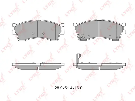 Brake Pad Set, disc brake (BD-4403)