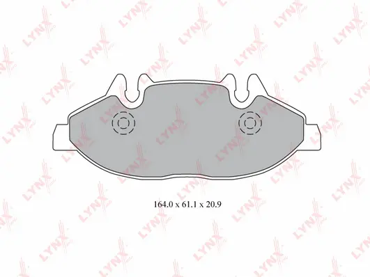Brake Pad Set, disc brake (BD-5348)