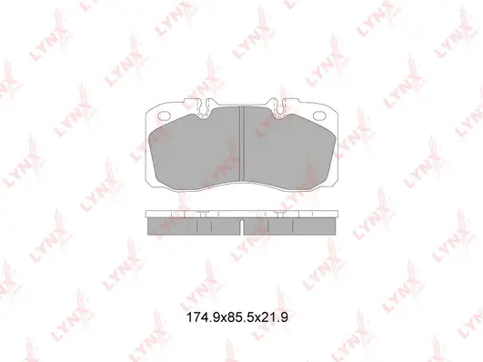 Brake Pad Set, disc brake (BD-2831)