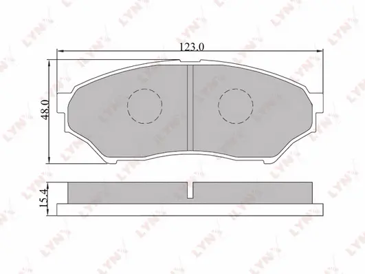 Brake Pad Set, disc brake (BD-5512)