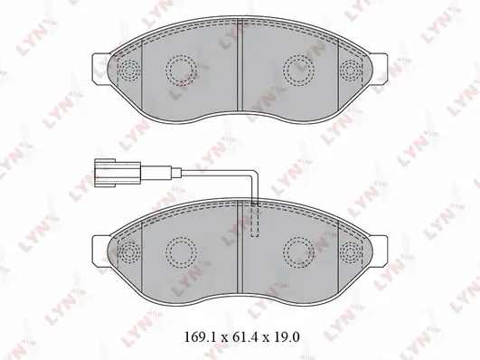 Brake Pad Set, disc brake (BD-2828)