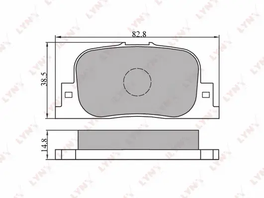 Brake Pad Set, disc brake (BD-7517)