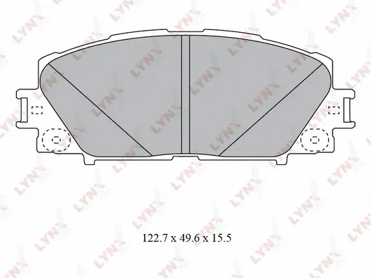 Brake Pad Set, disc brake (BD-7550)