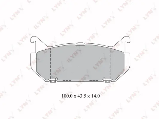 Brake Pad Set, disc brake (BD-3029)