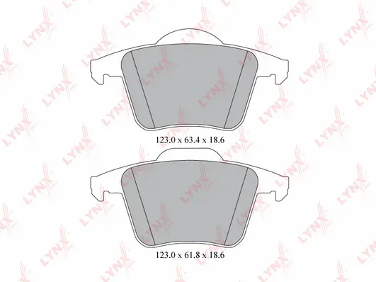 Brake Pad Set, disc brake (BD-7815)