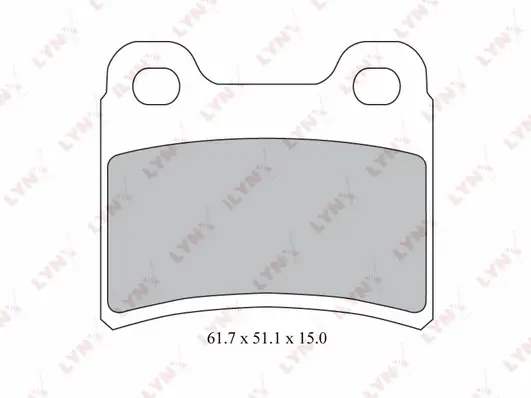 Brake Pad Set, disc brake (BD-3018)