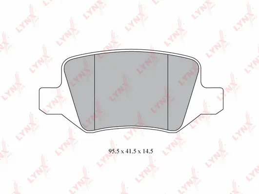 Brake Pad Set, disc brake (BD-5310)
