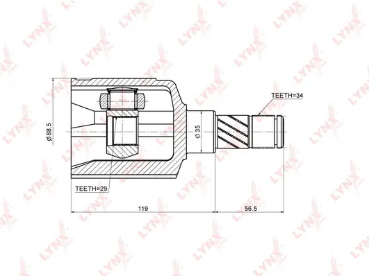 Joint Kit, drive shaft (CI-1806)