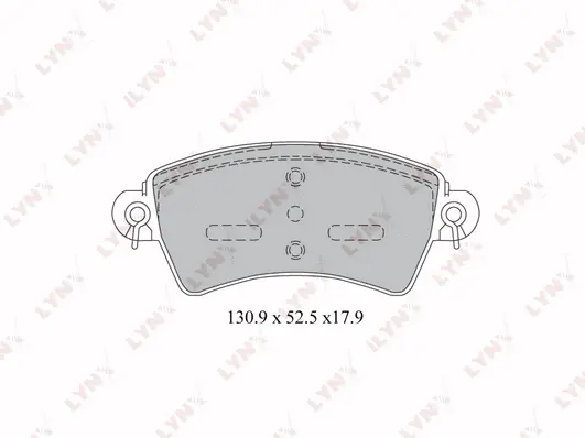 Brake Pad Set, disc brake (BD-2220)