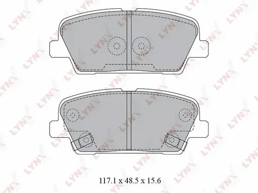 Brake Pad Set, disc brake (BD-3623)