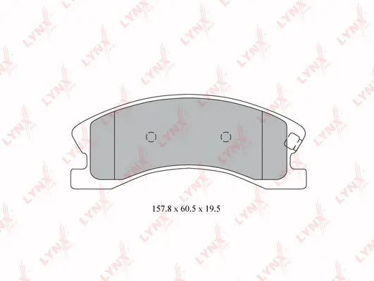 Brake Pad Set, disc brake (BD-4201)