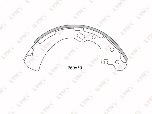 Brake Shoe Set (BS-5713)