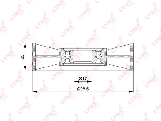 Tensioner Pulley, V-ribbed belt