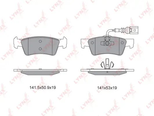 Brake Pad Set, disc brake (BD-8039)