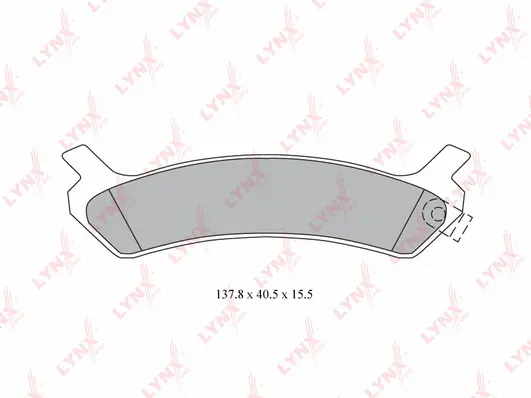 Brake Pad Set, disc brake (BD-3618)