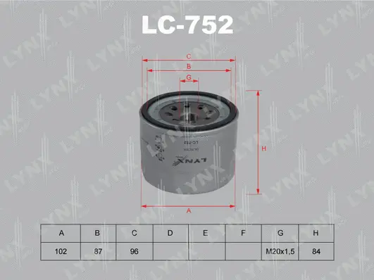 Oil Filter (LC-752)