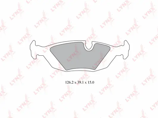 Brake Pad Set, disc brake (BD-7805)