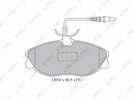 Brake Pad Set, disc brake (BD-2221)
