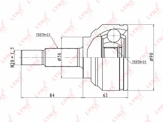 Joint Kit, drive shaft (CO-6315)