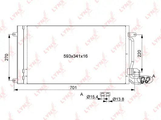 Condenser, air conditioning (RC-0095)