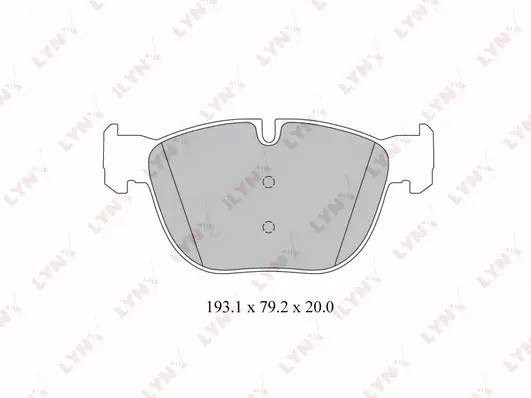 Brake Pad Set, disc brake (BD-1418)