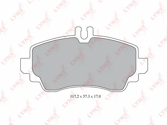 Brake Pad Set, disc brake (BD-5306)
