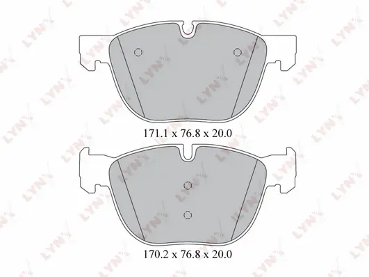 Brake Pad Set, disc brake (BD-1417)