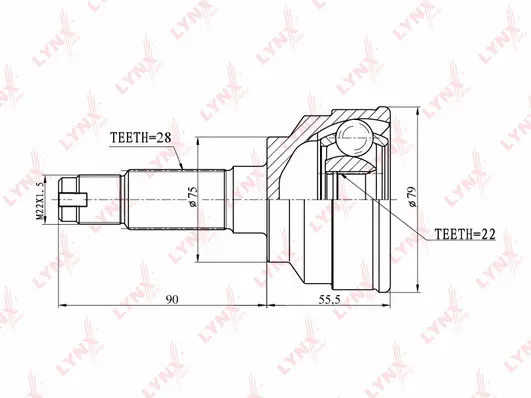 Joint Kit, drive shaft (CO-4404)