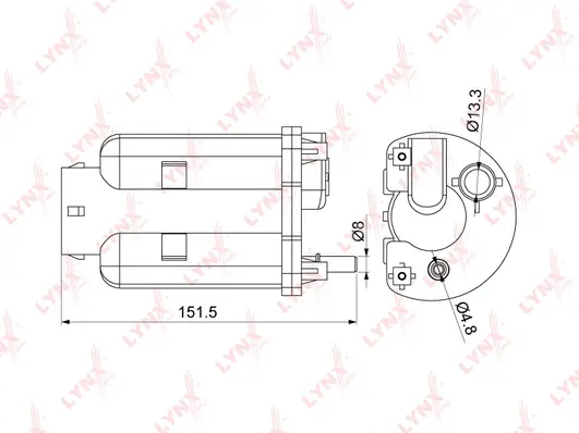 Fuel Filter (LF-1074M)