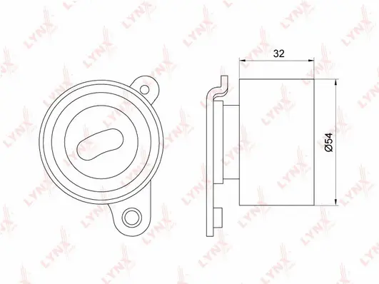 Tensioner Pulley, timing belt (PB-1118)