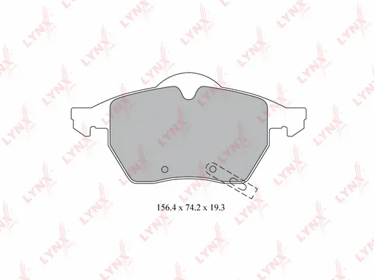 Brake Pad Set, disc brake (BD-5912)