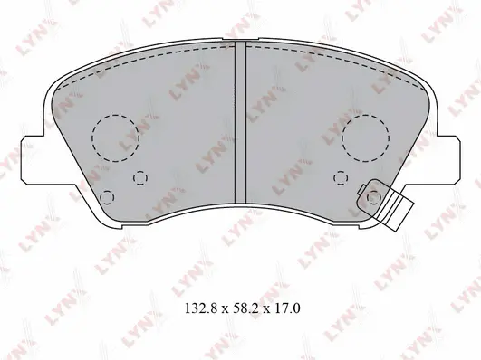 Brake Pad Set, disc brake (BD-3619)