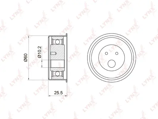 Tensioner Pulley, timing belt (PB-1038)