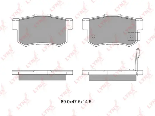 Brake Pad Set, disc brake (BD-3402)