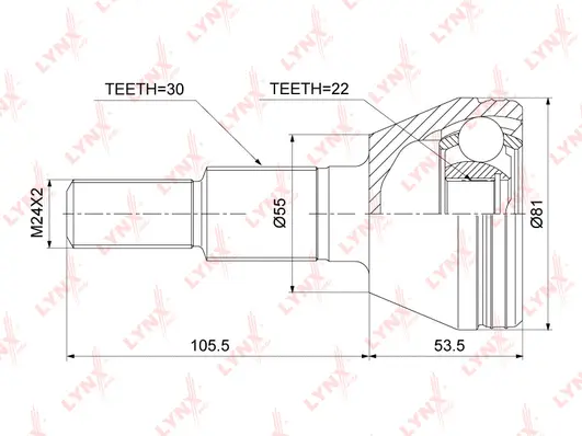 Joint Kit, drive shaft (CO-3910)