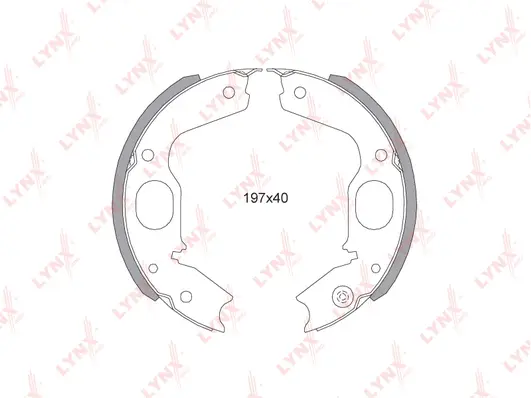 Brake Shoe Set (BS-5505)