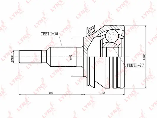 Joint Kit, drive shaft (CO-8027)