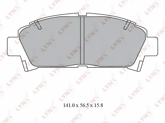 Brake Pad Set, disc brake (BD-7558)