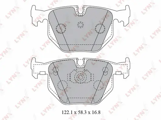 Brake Pad Set, disc brake (BD-1426)