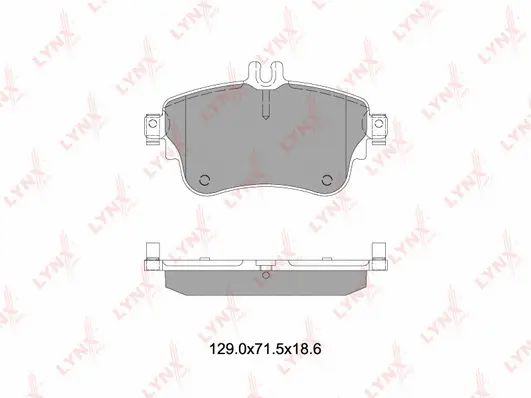 Brake Pad Set, disc brake (BD-5357)