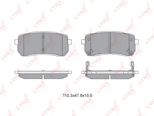 Brake Pad Set, disc brake (BD-3626)